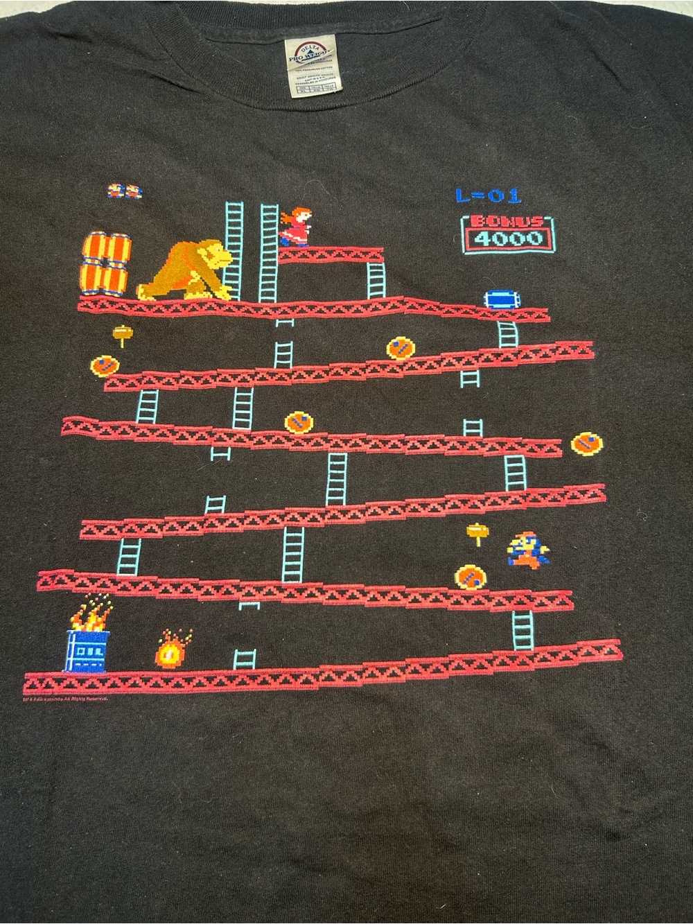 Delta Pro Weight Donkey Kong Tee XL